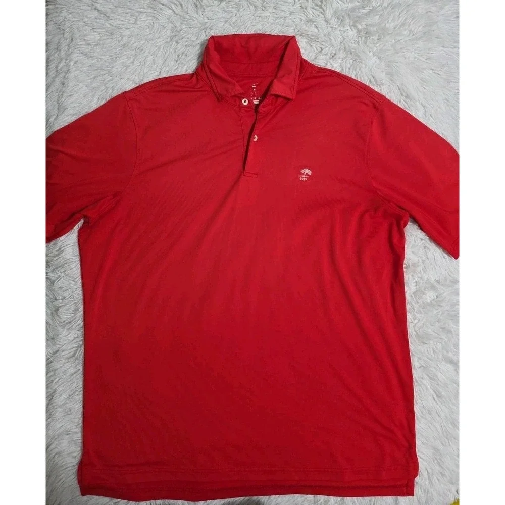 Fairway & Greene Promontory Red Golf Polo Shirt‎ Size XL Dri Fit Sport